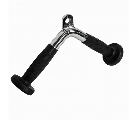 Body Tech V Handle Bar with Rubber Grips 